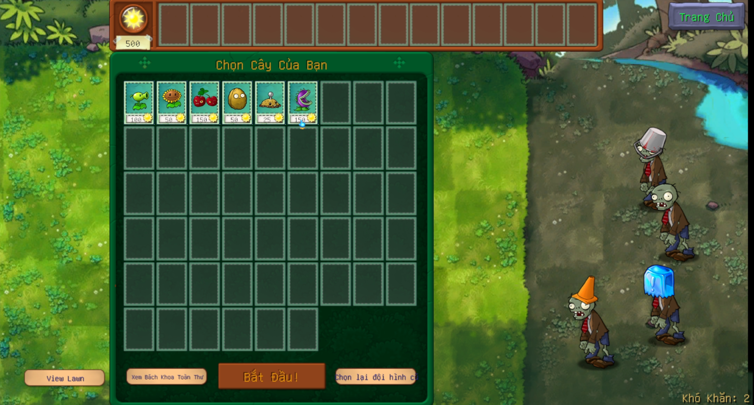 Plants vs Zombies Fusion Việt Hóa